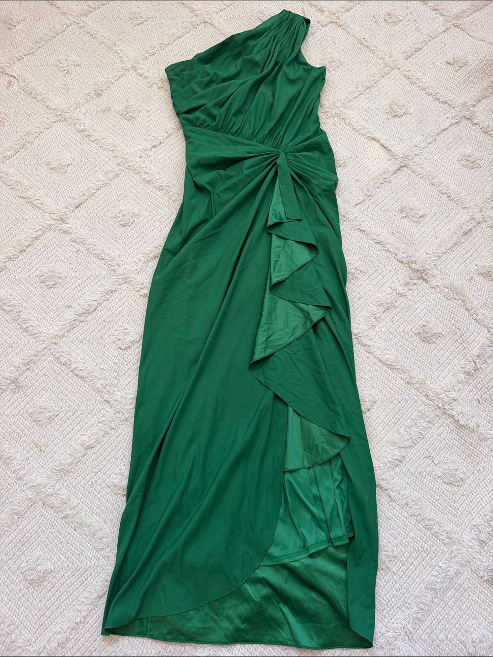 Tadashi Shoji Lena Waterfall Drape Gown - Picture 4 of 7